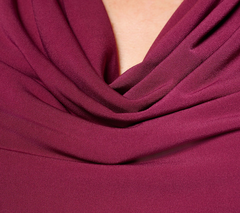 Susan Graver Liquid Knit Sleeveless Cowl-Neck Top — View 6