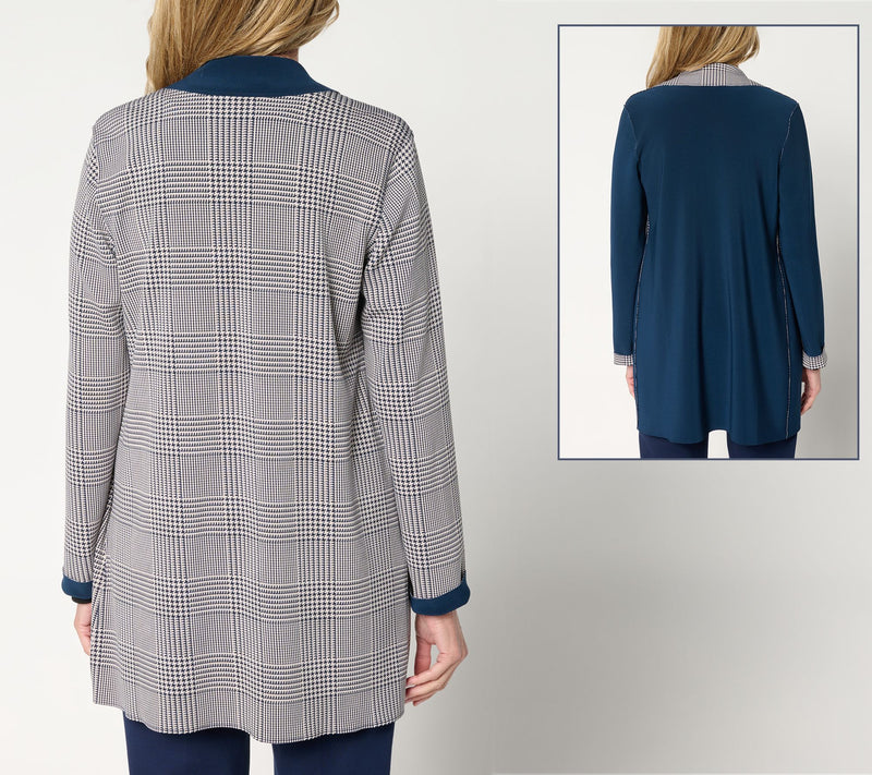 GRAVER Susan Graver Printed LK Fusion Plus Reg Reversable Duster — View 9