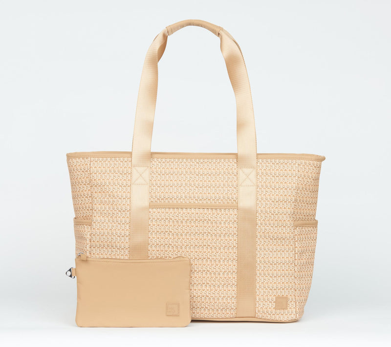 IHKWIP The XL Coastal Raffia Tote with RFID Pouch — View 25