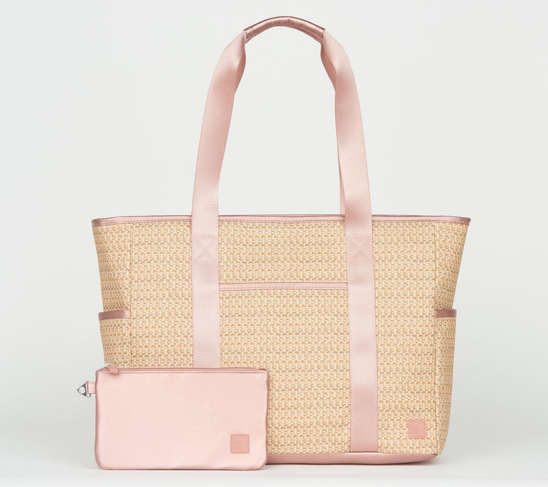 IHKWIP The XL Coastal Raffia Tote with RFID Pouch — View 9