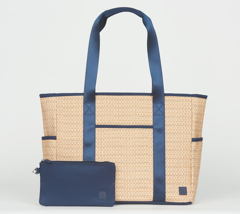 IHKWIP The XL Coastal Raffia Tote with RFID Pouch — View 5