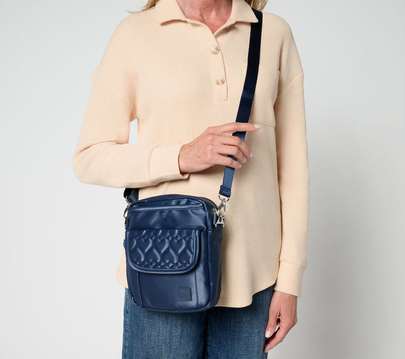 IHKWIP More Love Heart Quilted Crossbody — View 20