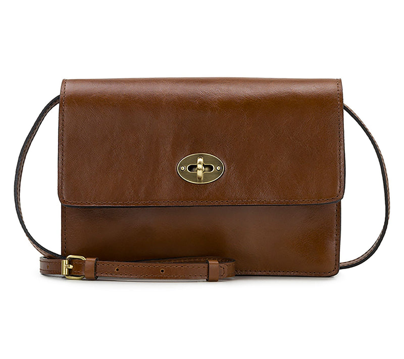 Patricia Nash Livana Vintage Distressed LeatherCrossbody Bag — View 12