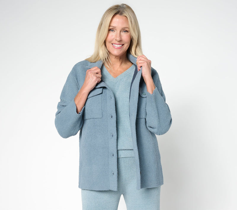 Barefoot Dreams CozyChic Double Knit Jacket — View 12