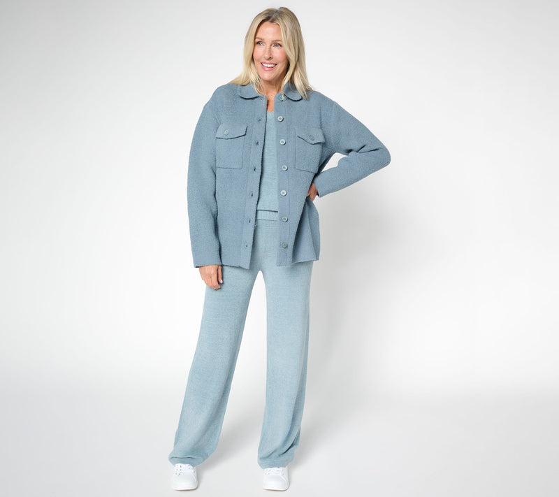 Barefoot Dreams CozyChic Double Knit Jacket — View 4