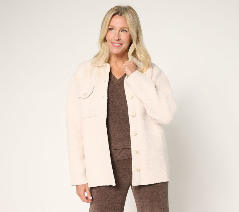 Barefoot Dreams CozyChic Double Knit Jacket — View 13