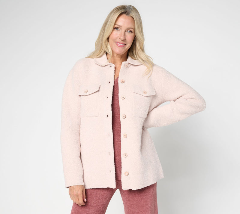 Barefoot Dreams CozyChic Double Knit Jacket — View 14