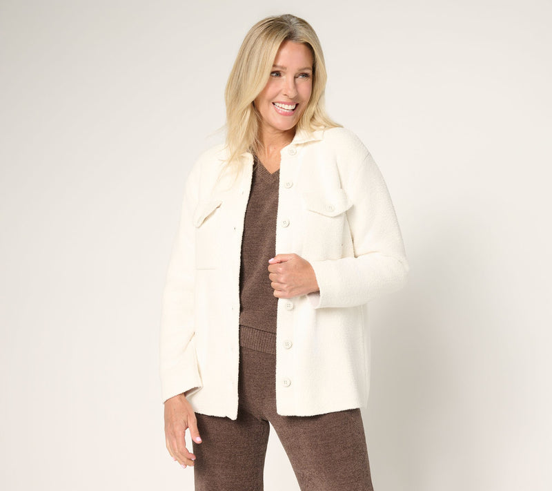 Barefoot Dreams CozyChic Double Knit Jacket — View 15