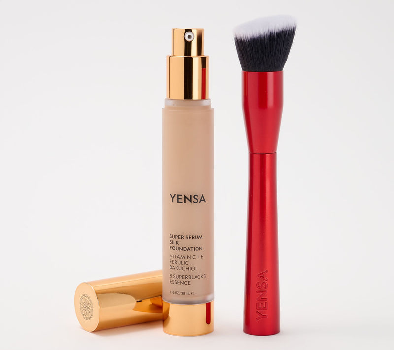 YENSA Beauty Serum Silk Foundation with Red Brush — View 13
