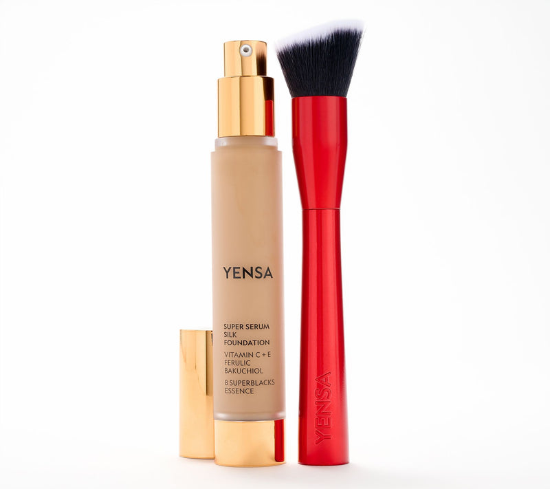 YENSA Beauty Serum Silk Foundation with Red Brush — View 19