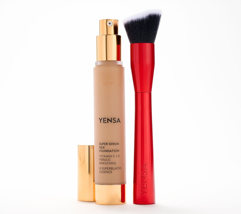 YENSA Beauty Serum Silk Foundation with Red Brush — View 21
