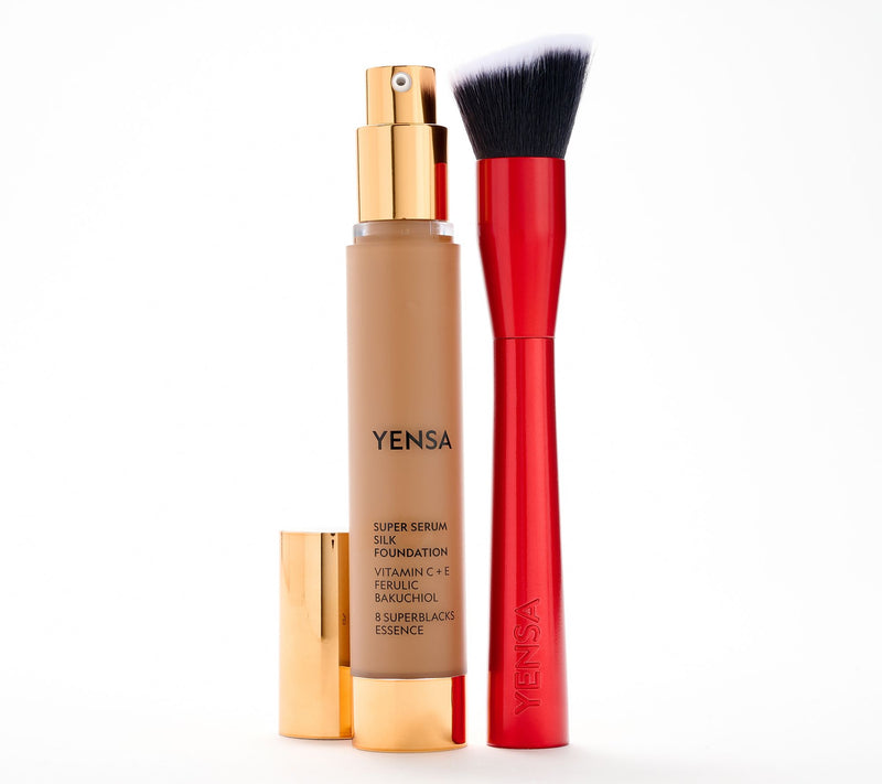 YENSA Beauty Serum Silk Foundation with Red Brush — View 23