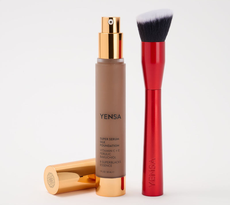YENSA Beauty Serum Silk Foundation with Red Brush — View 29