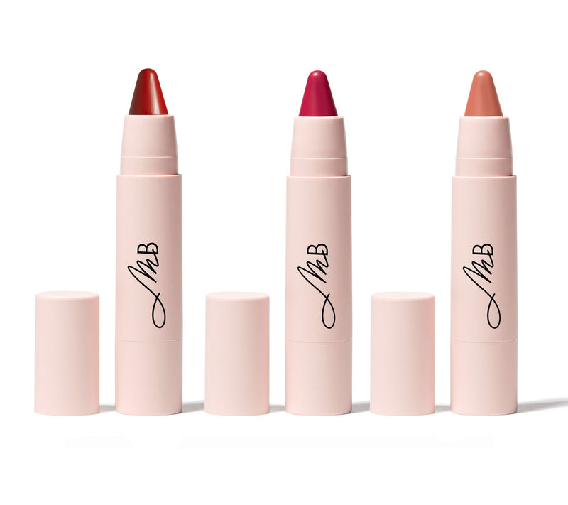 Monika Blunder Hydrating Kissen Lush Lipstick Crayon Trio — Main view