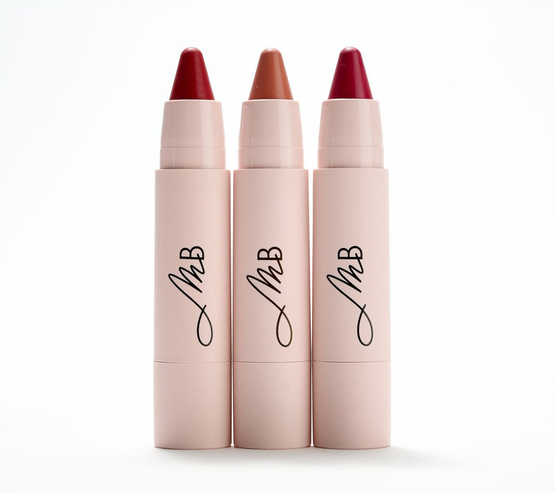 Monika Blunder Hydrating Kissen Lush Lipstick Crayon Trio — View 3