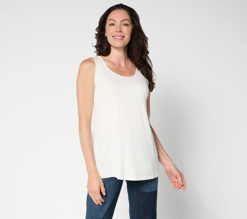 LOGO Layers by Lori Goldstein Knit Essential Tank — View 14