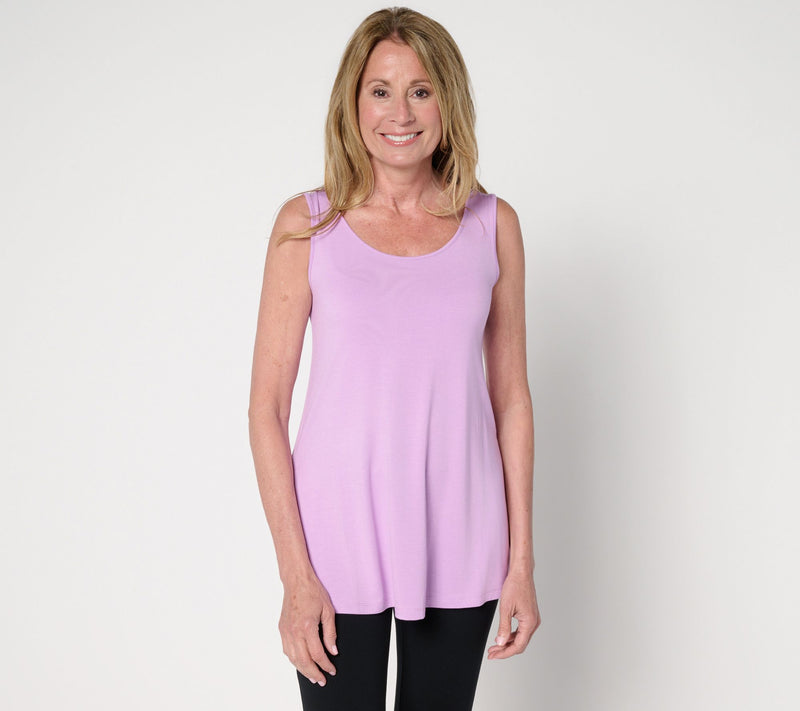 LOGO Layers by Lori Goldstein Knit Essential Tank — View 16