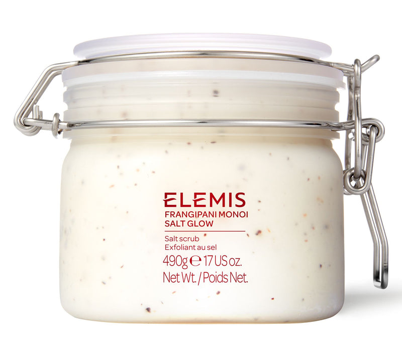 ELEMIS Frangipani Monoi Body Salt Scrub w/Travel Shower Scrub — View 2