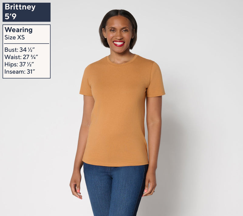 LOGO Principles by Lori Goldstein 2-Pack Knit Tees — View 11