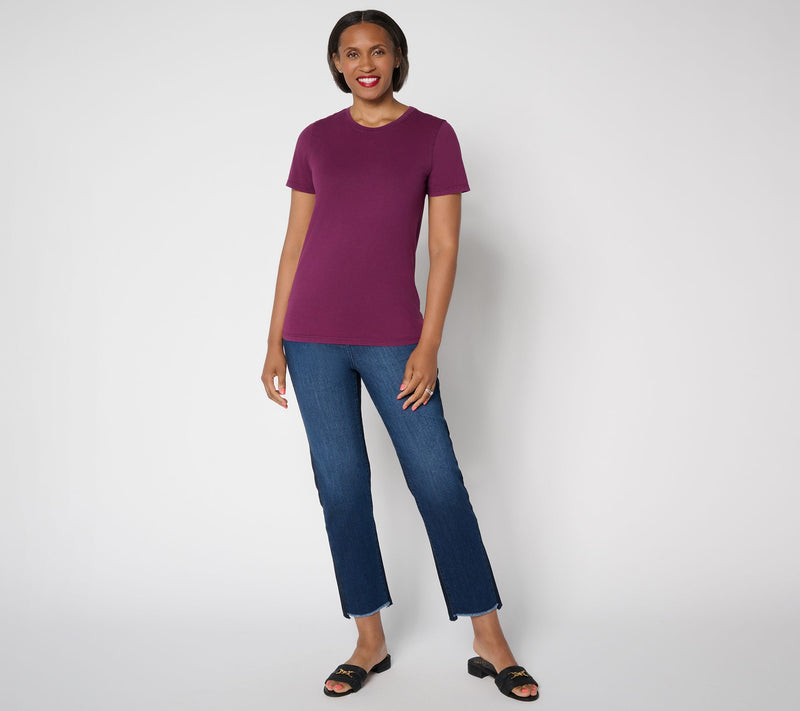 LOGO Principles by Lori Goldstein 2-Pack Knit Tees — View 14