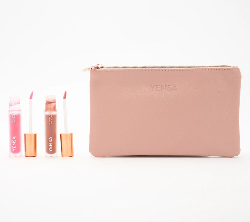 YENSA Beauty Luxe Tinted Lip Oil Duo with Bag — Main view