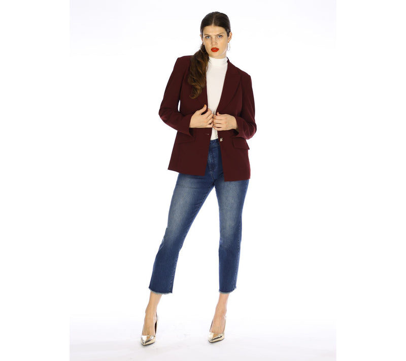 Dennis Basso Italia Knit Mock Neck Top in Prints & Solids — View 7