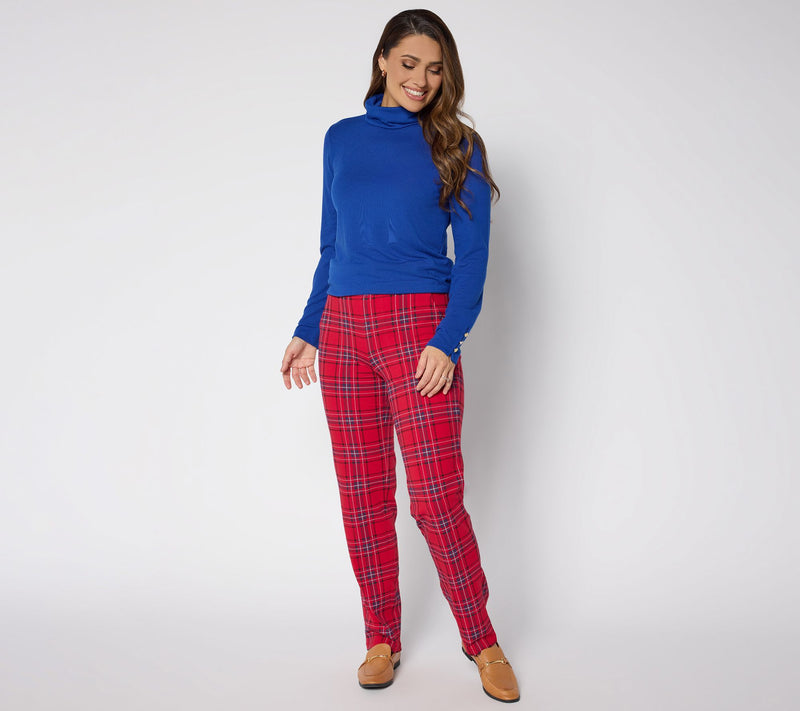 Denim & Co. Tall Duo Stretch Straight Leg Pants — View 5