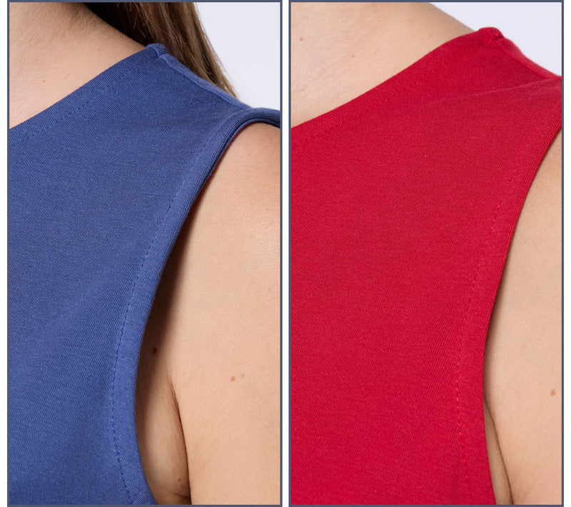 Denim & Co. Essentials So Soft Jersey 2-Pack Tanks — View 14