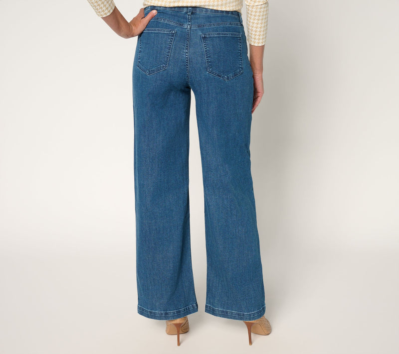 BEAUTIFUL by Lawrence Zarian Regular Deluxe Denim Weekender Jeans — View 10