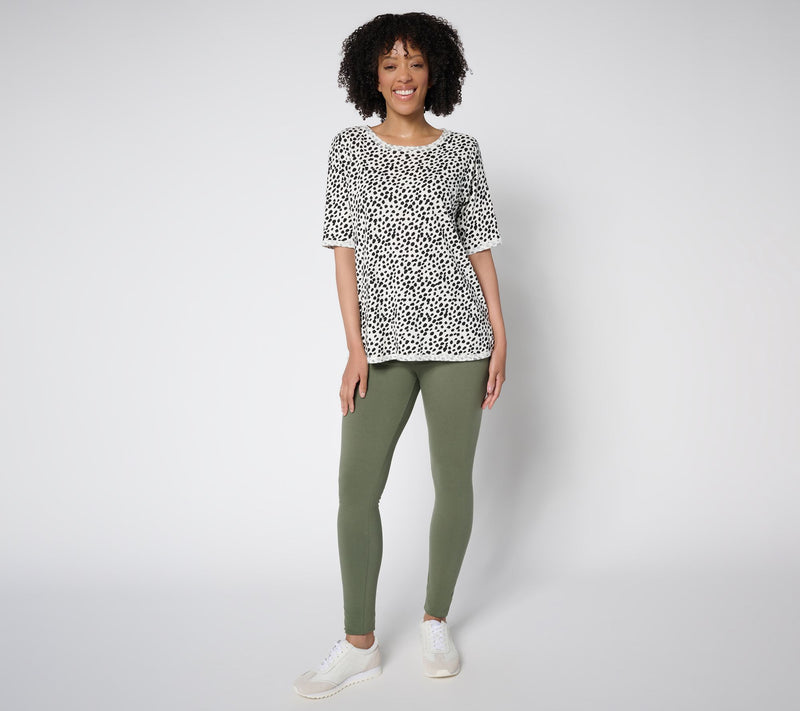 LOGO Layers by Lori Goldstein Regular Pull-On Full Length Legging — View 5