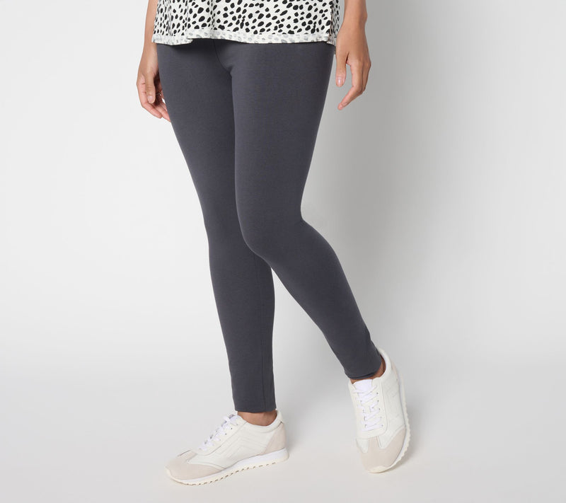 LOGO Layers by Lori Goldstein Regular Pull-On Full Length Legging — View 14