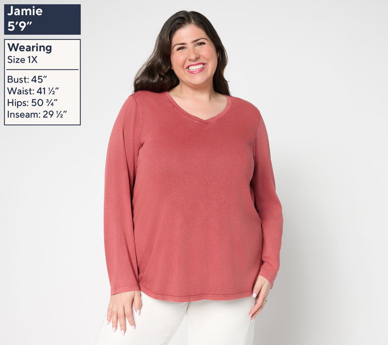 LOGO Principles by Lori Goldstein Set of 2 Knit Tops — View 2