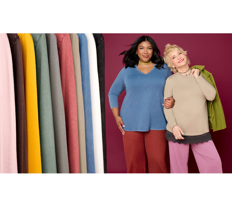 LOGO Principles by Lori Goldstein Set of 2 Knit Tops — View 7