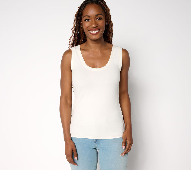 Me by Jennie Garth Hayley Reversible Knit Tank — View 13