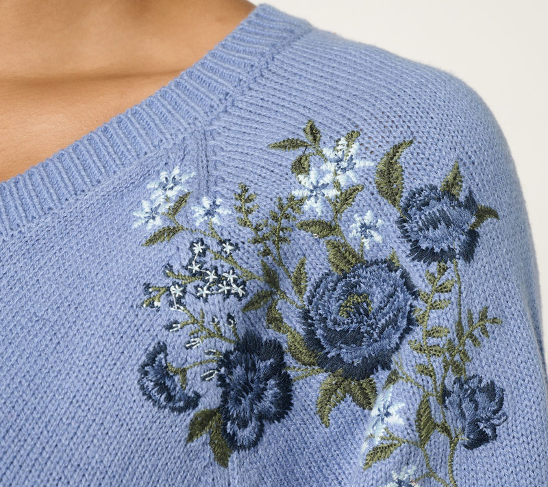 Ree by The Pioneer Woman Embroidered Pullover Sweater — View 6