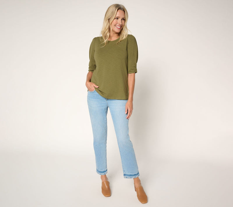 Ree by The Pioneer Woman Essentials Puff Sleeve Top — View 5