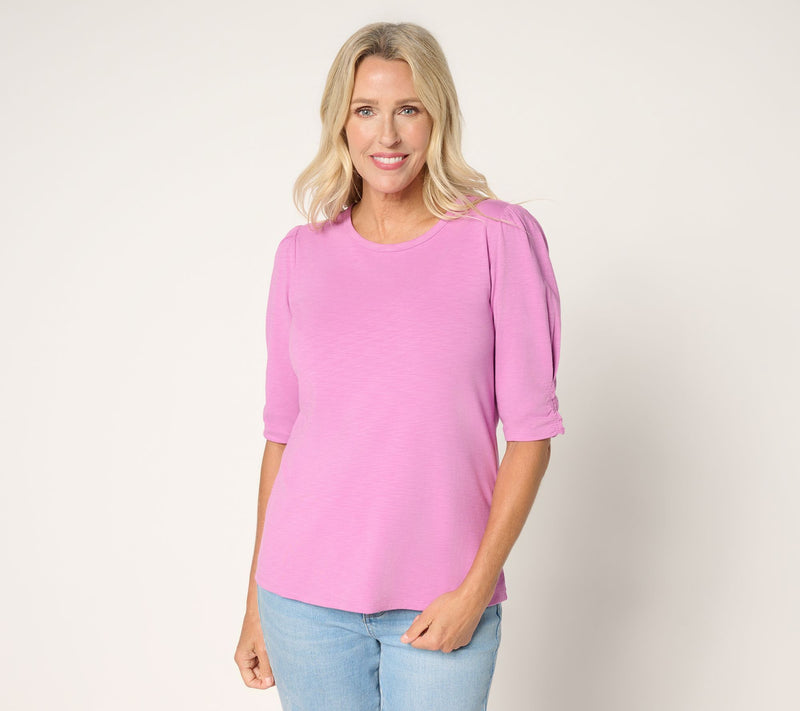 Ree by The Pioneer Woman Essentials Puff Sleeve Top — View 13