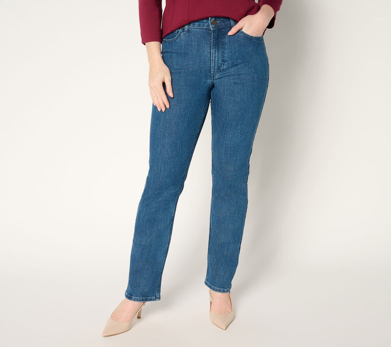BEAUTIFUL by Lawrence Zarian Regular Classic Slim Straight Ankle Jean — Main view