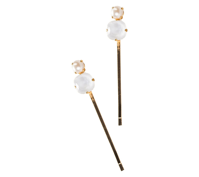 Violet & Brooks Jayne Crystal Bobby Pin Pair — Main view