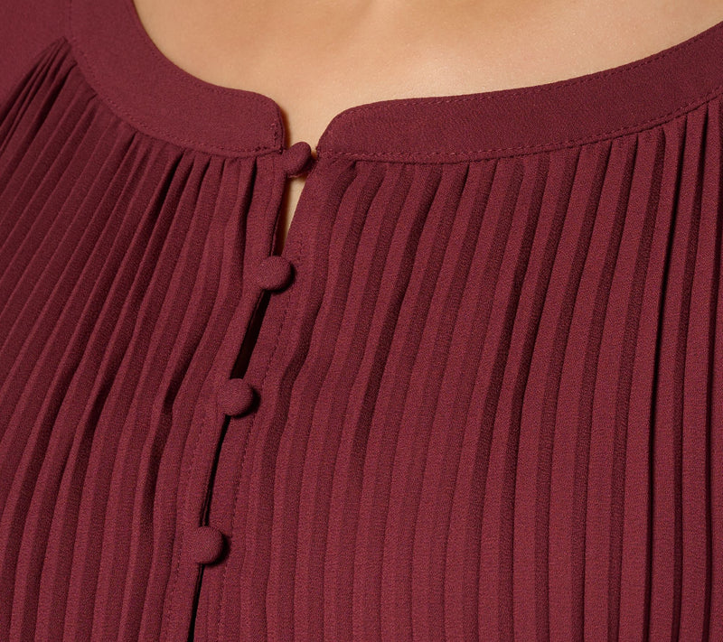 Me by Jennie Garth Alberta Pleated Blouse — View 5