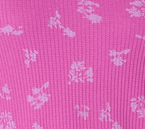LOGO by Lori Goldstein Printed Waffle Long Sleeve Top — View 10