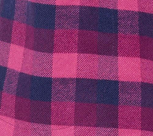 Joan Rivers Regular Flannel Buffalo Check Shirt with Back Buttons — View 7