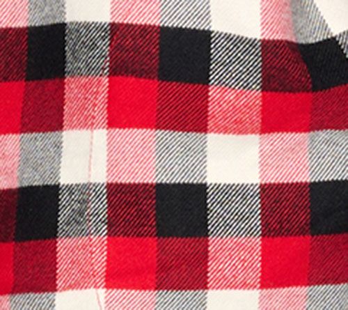 Joan Rivers Petite Flannel Buffalo Check Shirt with Back Buttons — View 8