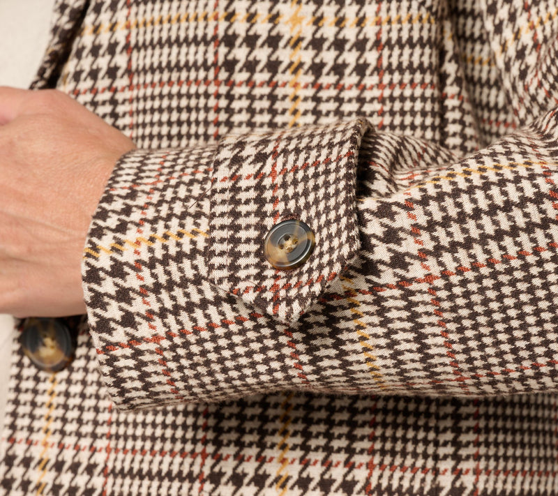 Joan Rivers Knit Glen Plaid Collared Jacket — View 6