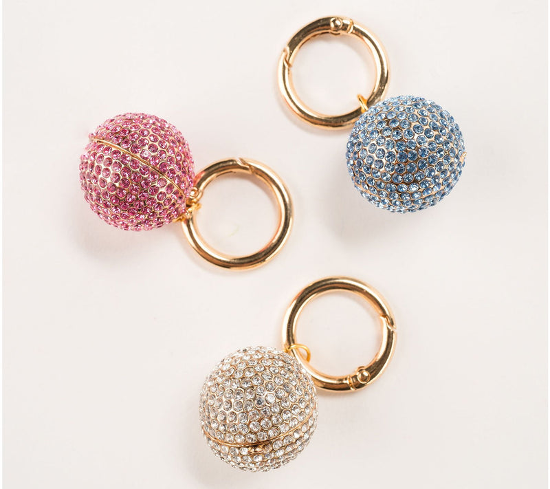 Violet & Brooks Brooke Crystal Pave Bauble Bag Charm — View 4