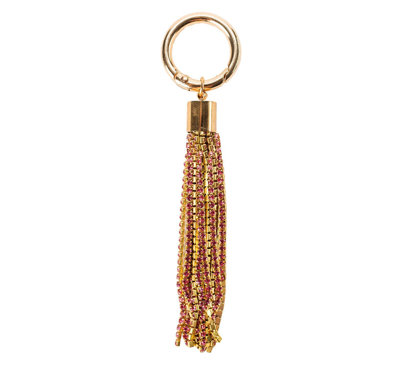 Violet & Brooks Brooke Rhinestone Tassel Bag Charm — Main view