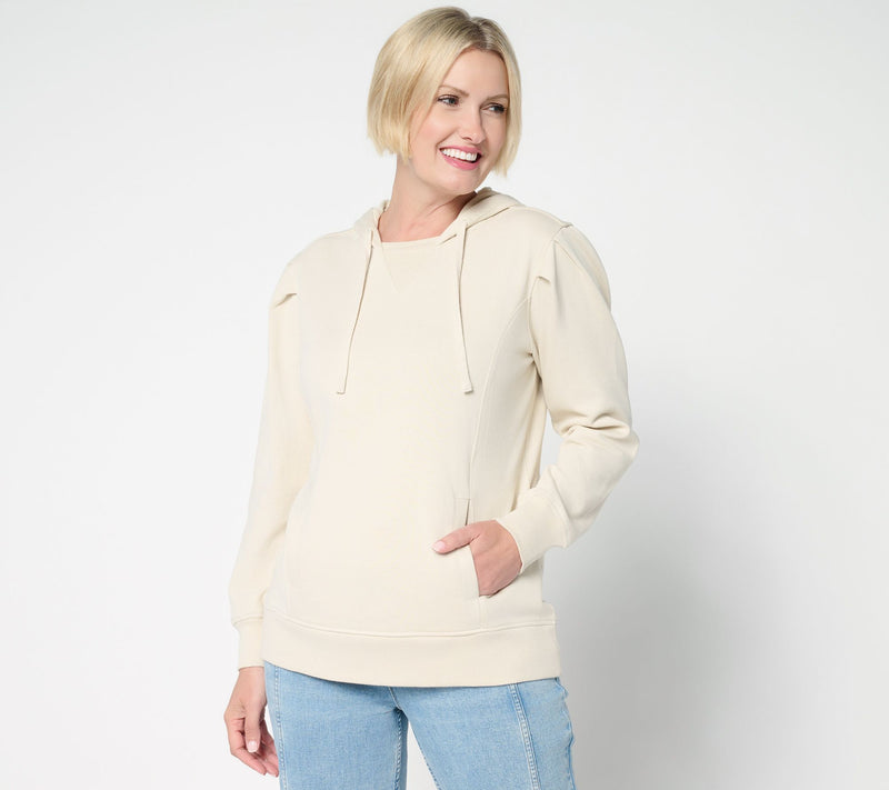 LOGO by Lori Goldstein French Terry Printed or Solid Hoodie — View 13