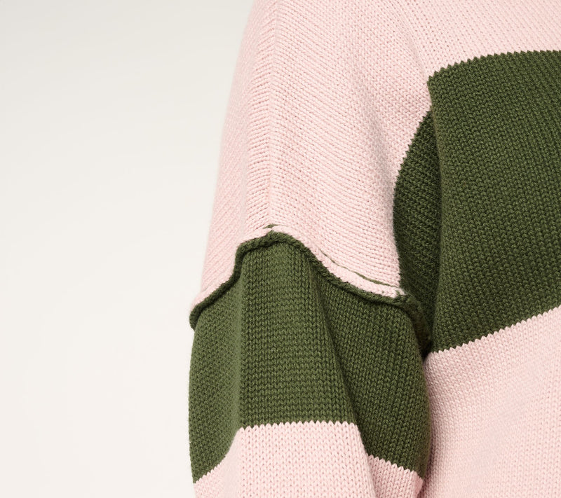 Studio Park x Amy Stran 100% Cotton One Shoulder Sweater — View 6