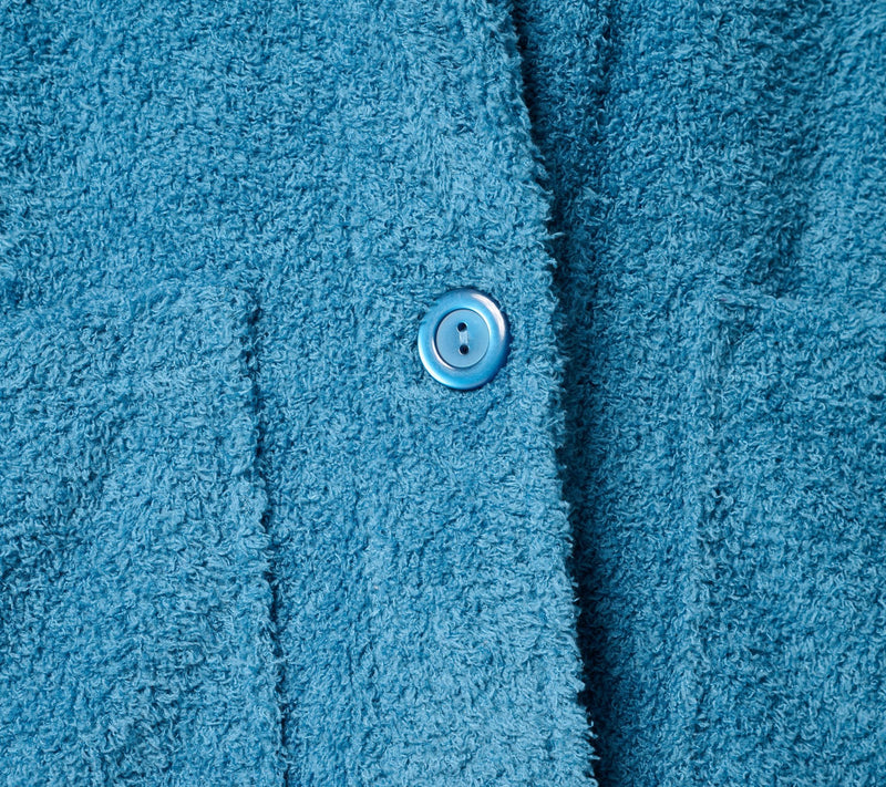 Stan Herman Pebble Fleece Cardigan Lounger — View 11