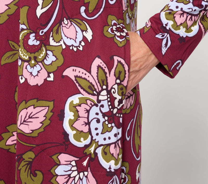 Carole Hochman Feather Soft Long Gown — View 4